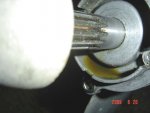 Boat's Lower Unit old Seal's  8 hrs Leak test.JPG