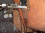 P O Attempt at Transom Repair - Cable Bracket Through Old Transom.jpg