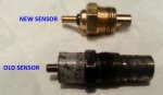 New vs Old Mercruiser Temp Sensor.JPG