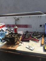 qjet rebuild on the swim platform.jpg