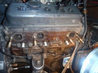 OMC 4.3 during manifold replacement 6-2011.jpg