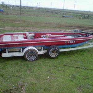 1977 Ranger Bass Boat.