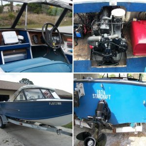 1974 Star 18' Holiday 140 mercruiser I/O