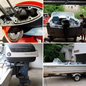 Dave's 1957 Evinrude Big Twin Electric 35hp