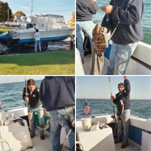 Fishing for Blackfish off Westport, MA with father and uncle Dave