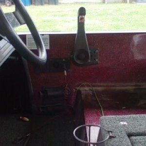 Cajun Fiberglass, Johnson 90hp shift panel