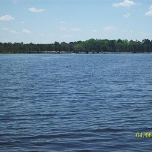 Beautiful day on the lake.