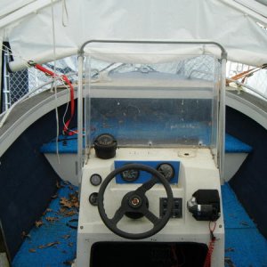 Pre-renovation stern-foreward