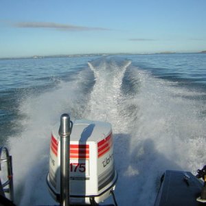 one to two minute bursts of 55mph as fast as the speedo reads, on the way to fishing spot