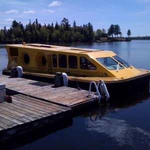 Hovercraft was at the marina near Kenora. I would like a ride on that. Looks fast.