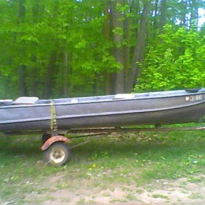 my fishing rig for now 14' tinny 5hp sea king