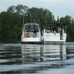 coming back from peddle boat tour