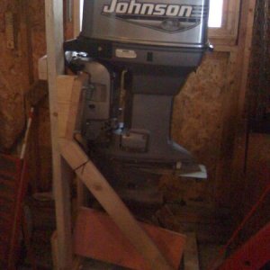 The 2000 Johnson 115 (w/power trim) I won on E-Bay.