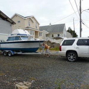 Sitting on trailer ready for a 1000 mile tow