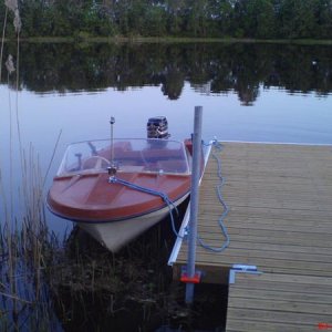 My dock in the backyard.