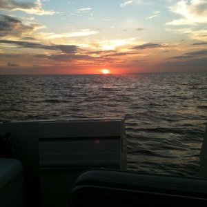 sunset on the gulf