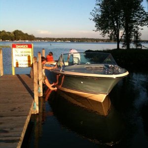 First Launch on Lake George...Indiana Michigan boarder