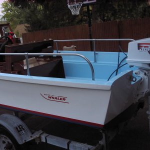 Had a lot of fun doing this project. My late fathers boat that I enjoyed a lot of time fishing with him in. Did entire restoration myself other than t