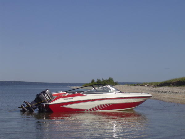 At Chambers Is. Lake Michigan, north of Green Bay