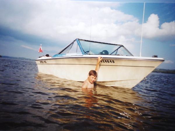 cow island sandbar, rice lake