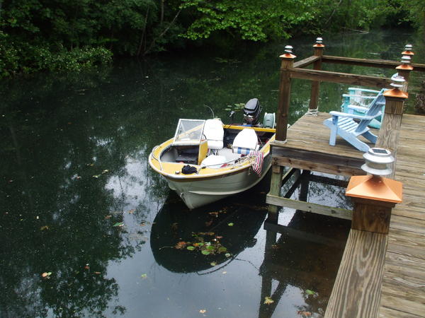 Docked on a canal off the St. Joseph river.