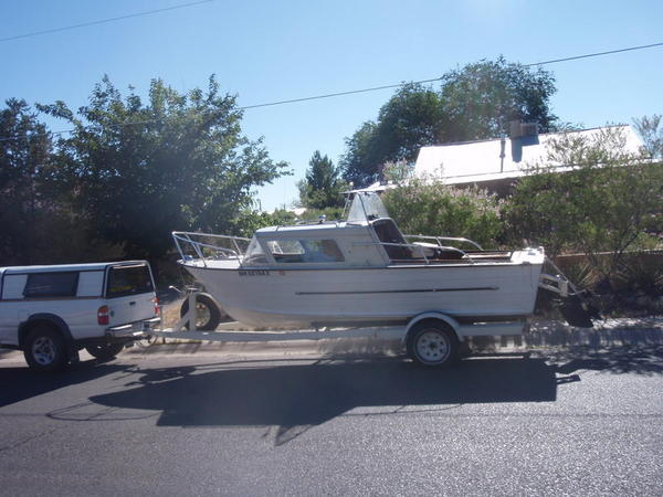 dwarfing the tow vehicle