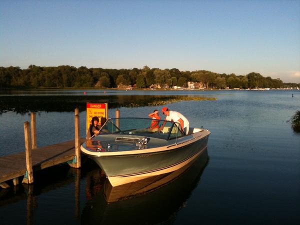 First Launch on Lake George...Indiana Michigan boarder