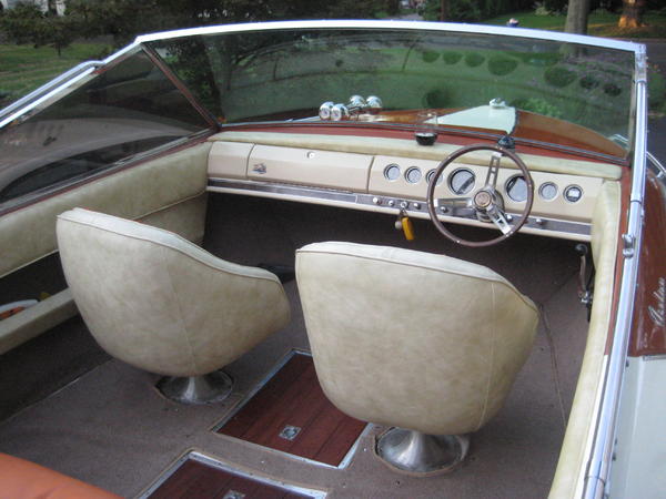 Interior and exterior of this boat was stripped to the bare hull. 
All flooring, engine supports,transom, stringers completely replaced with fully epo