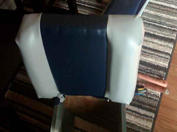 just another pic of the seat we reupholstered.