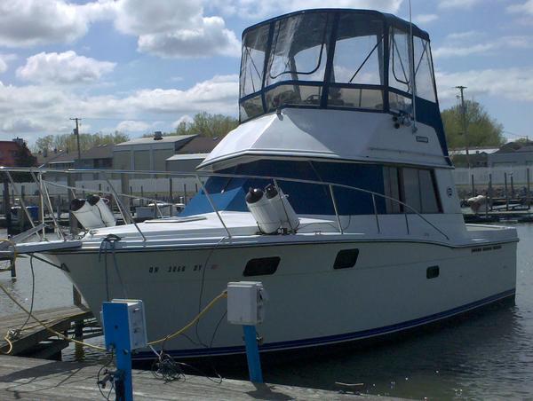 La Boat Blue, 1990 Carver 3227 Convertible