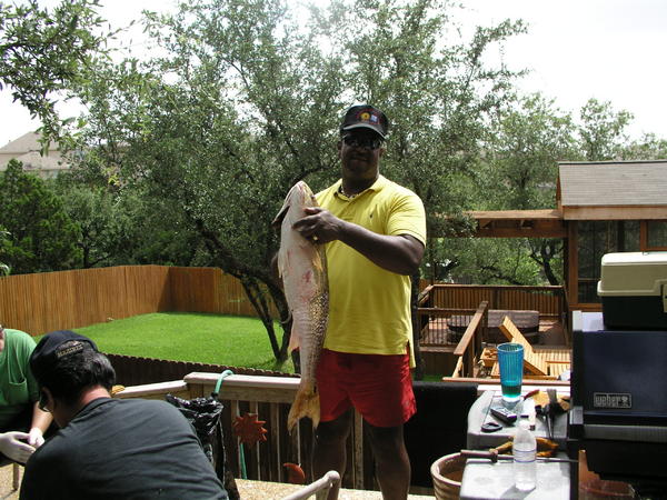 Red Fish Calaveras Lake 7/13/2010 38.5inches 42lbs