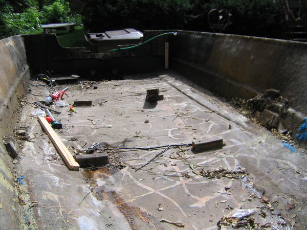 second floor removed showing original floor