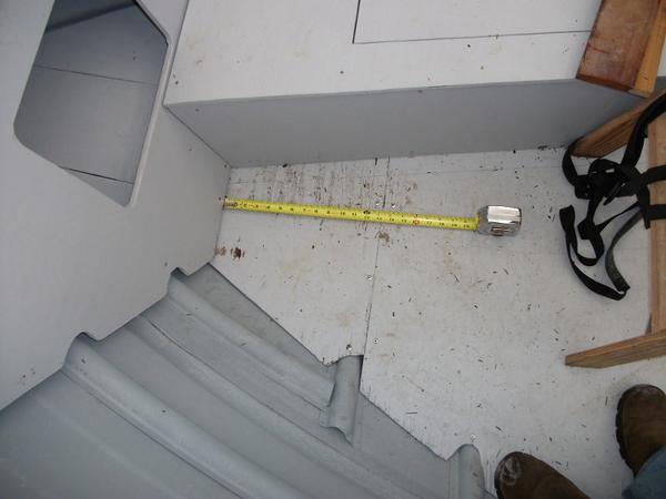 Since all these SCs should be the same, this is the length from last deck seam to anchor wall.