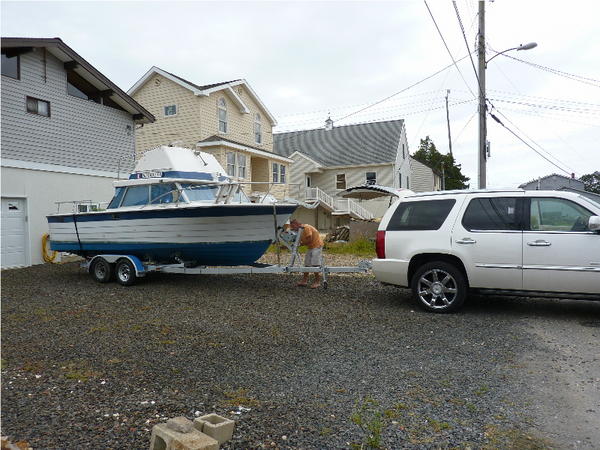 Sitting on trailer ready for a 1000 mile tow