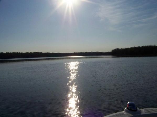 Sun Setting on the River