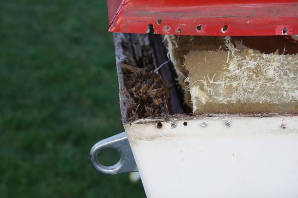 tabbing holding cap to hull & transom rot