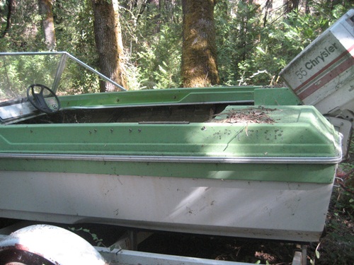 This is how the boat was when I got it