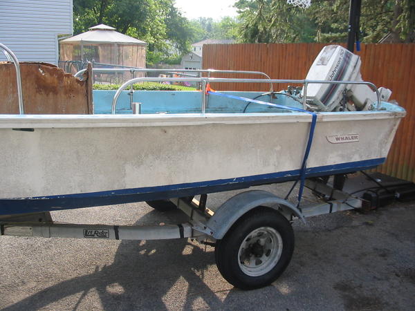 This was the boat before I totally dismantled it and started over.